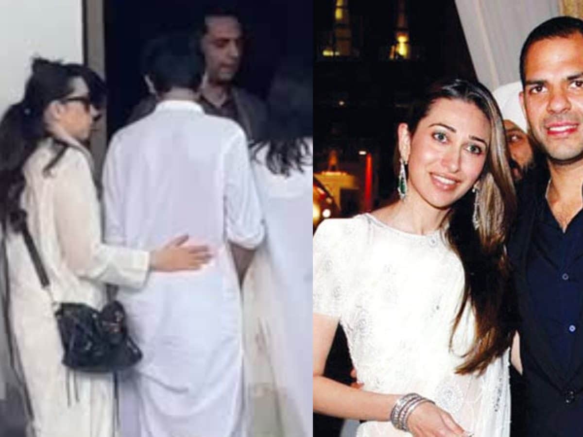 Karisma Kapoor Comforts Son Kiaan As They Leave For Delhi To Attend Sunjay  Kapur's Prayer Meet | Video | Bollywood News - News18