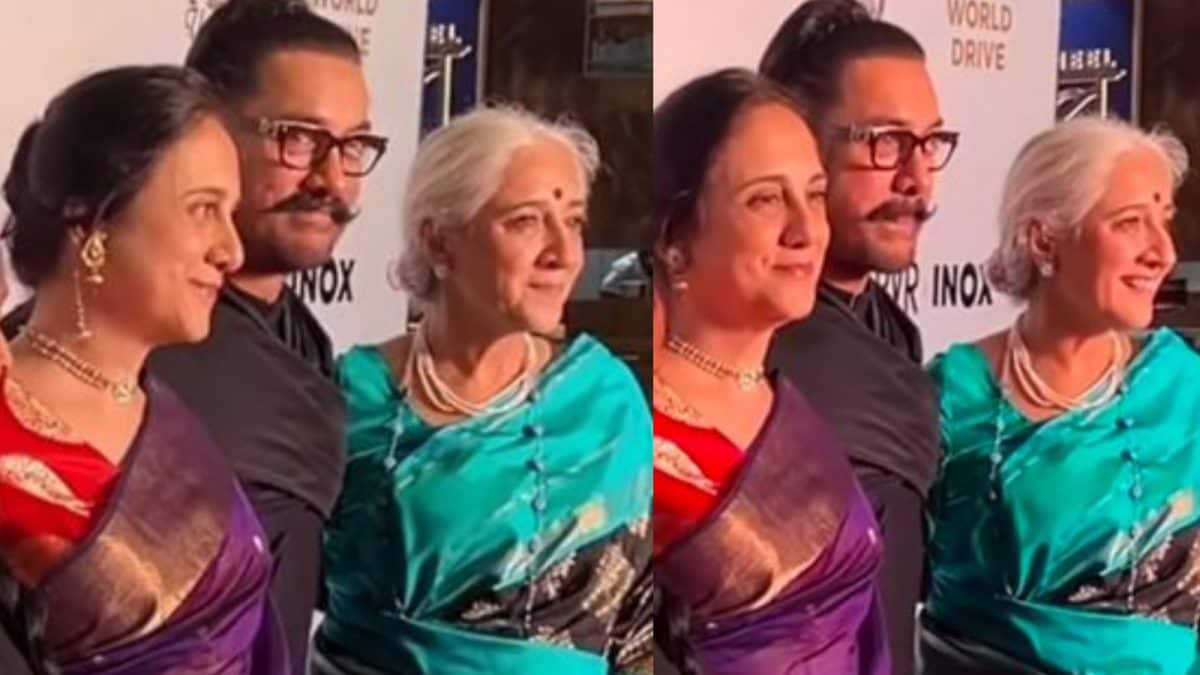 Aamir Khan Makes RARE Appearance With Sisters Nikhat And Farhat Khan At Umrao Jaan Premiere | Watch