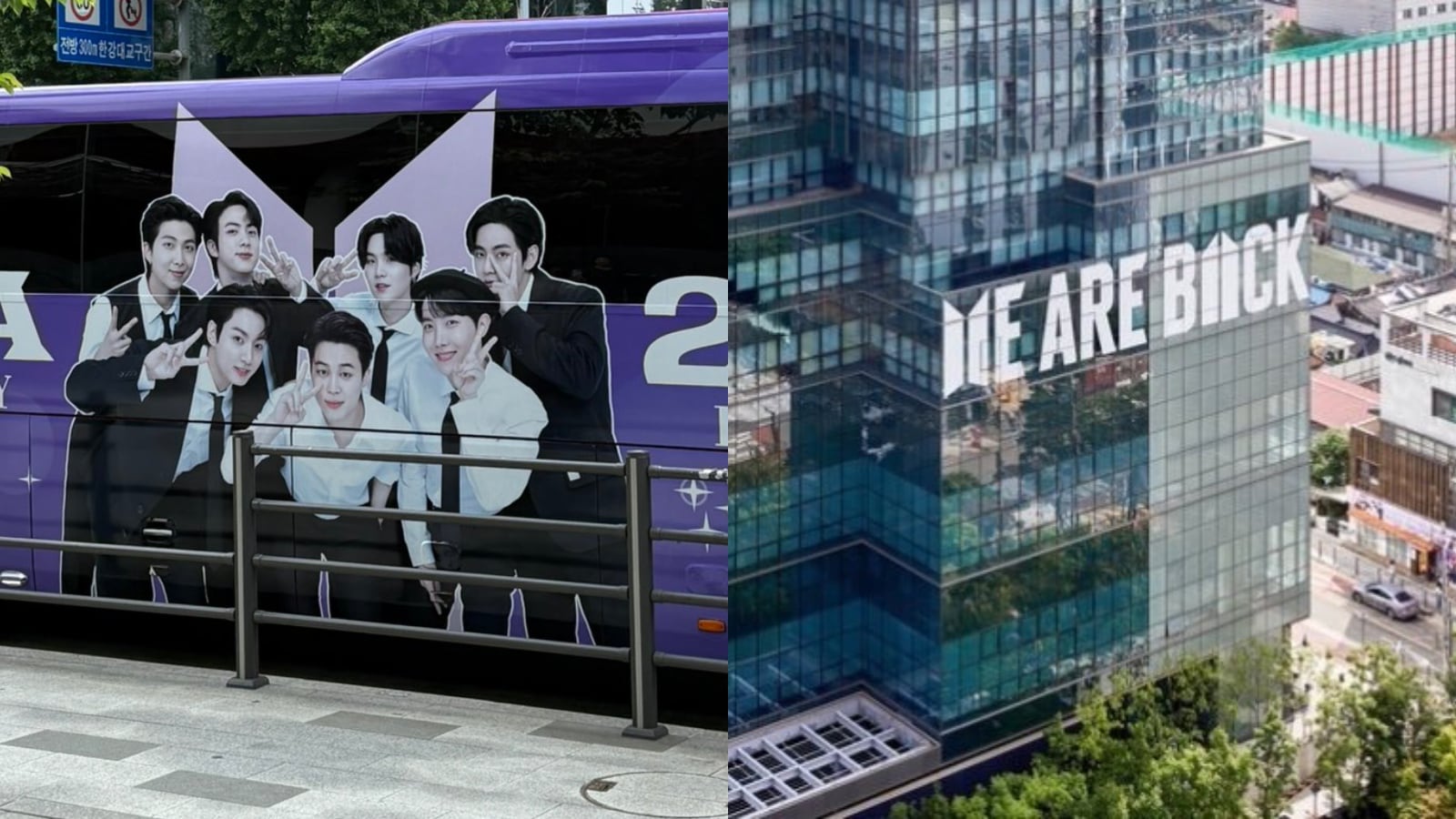 BTS Reunion 2025: HYBE HQ Decorated With ‘We Are Back’ As V, Jungkook, Jimin And More Return