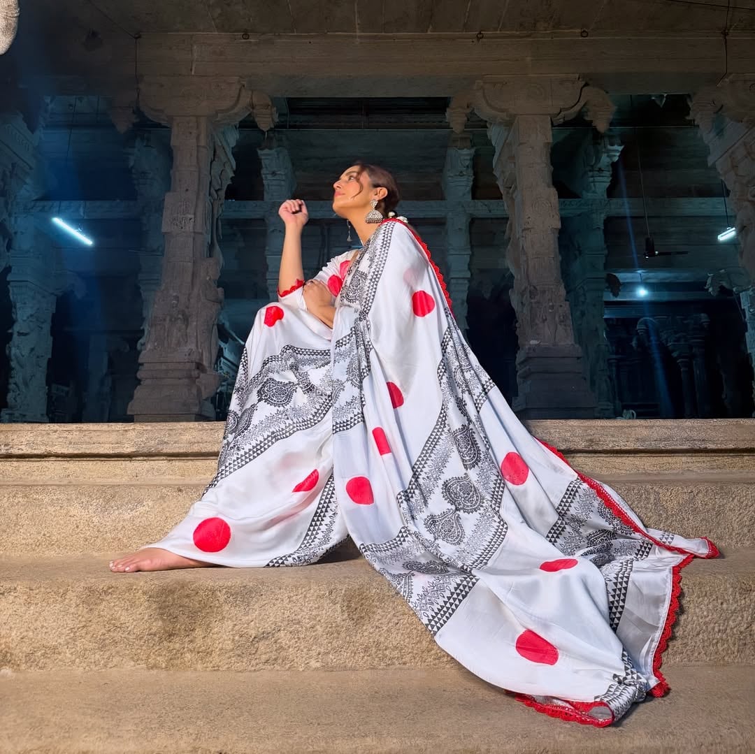If you are wanderlust stricken by viewing Madhurai through the actress’ eyes, add this place to your travel bucket list. You can visit Meenakshi Amman Temple. 17th century palace, Thirumalai Nayakkar Mahal, Koodal Azhagar Temple. Also, don’t forget to indulge in Madhurai’s cultural delight. (Image: Instagram) If you are wanderlust stricken by viewing Madhurai through the actress’ eyes, add this place to your travel bucket list. You can visit Meenakshi Amman Temple. 17th century palace, Thirumalai Nayakkar Mahal, Koodal Azhagar Temple. Also, don’t forget to indulge in Madhurai’s cultural delight. (Image: Instagram)