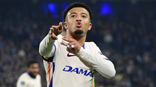 Jadon Sancho makes a return to Manchester United from loan with Chelsea (AP)