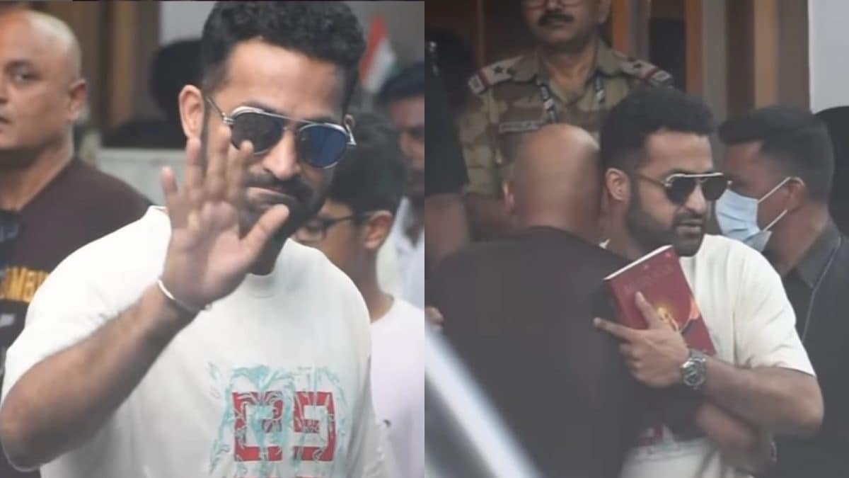 Jr NTR In Mumbai For War 2 Song Shoot, Sparks Buzz About Trivikram’s Mythological Film