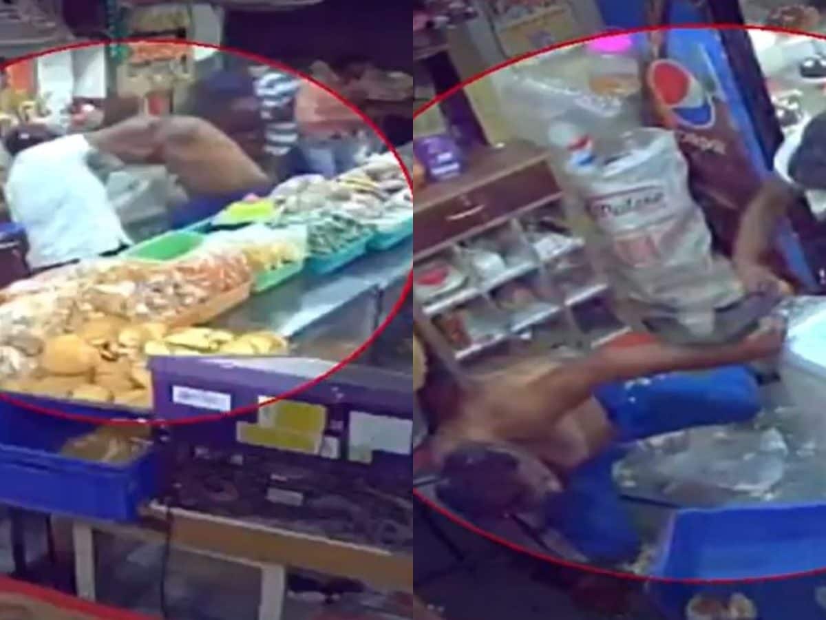 Man Chased Inside Shop, Stabbed With Machetes In Karnataka; Deadly Attack Caught On Camera - News18