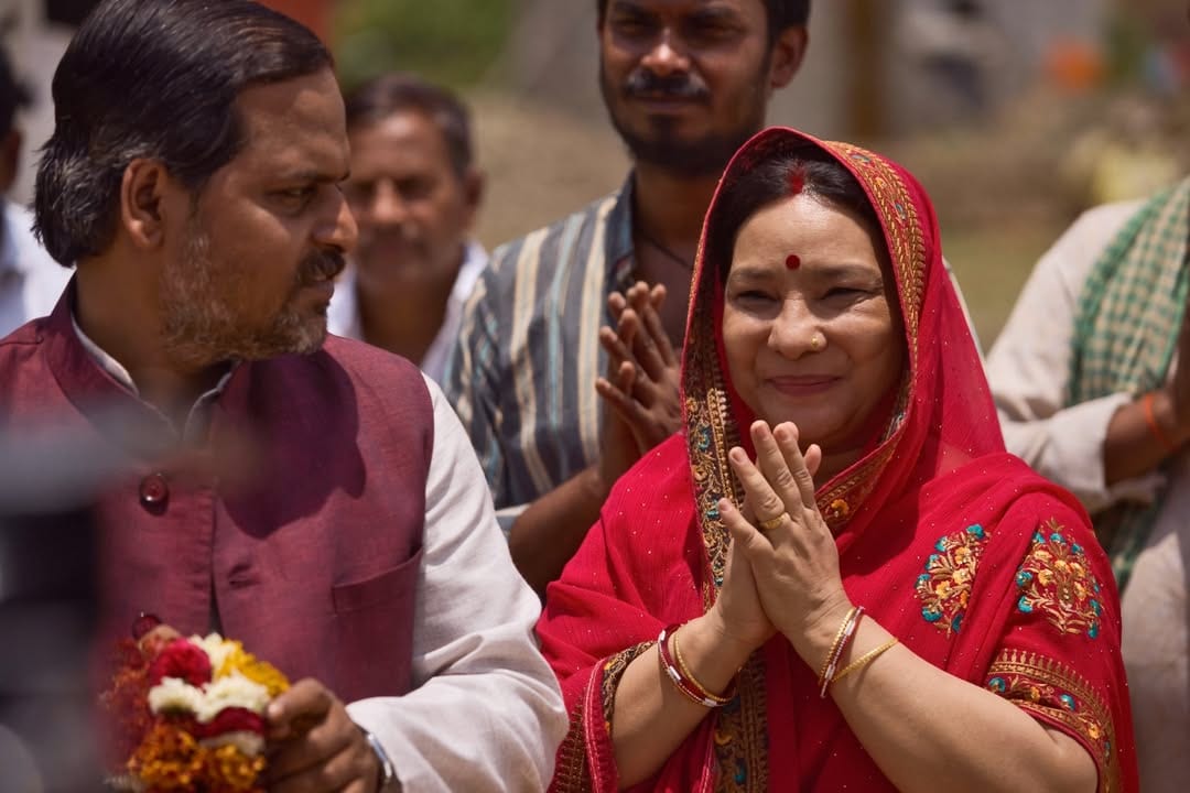 Kranti Devi wins the election, and her name replaces Manju Devi’s outside the Panchayat office, marking a new political order in Phulera. The defeat doesn’t sit well with Pradhan Ji and he ruins the sweets he had ordered to celebrate the wife’s victory. (Image: X) Kranti Devi wins the election, and her name replaces Manju Devi’s outside the Panchayat office, marking a new political order in Phulera. The defeat doesn’t sit well with Pradhan Ji and he ruins the sweets he had ordered to celebrate the wife’s victory. (Image: X)