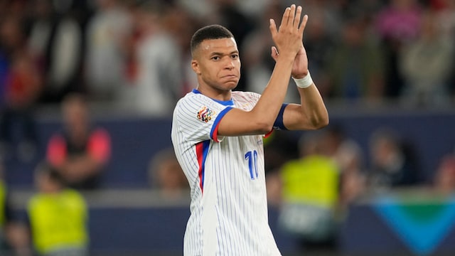 French superstar Kylian Mbappe (AP)