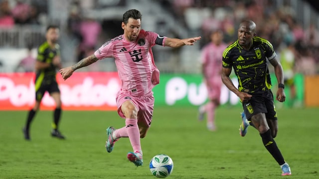  Lionel Messi helped Inter Miami thrash Columbus Crew (AP)