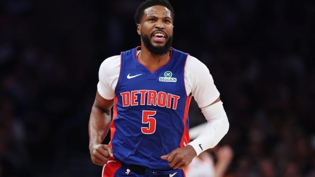 Detroit Pistons' Malik Beasley (X)