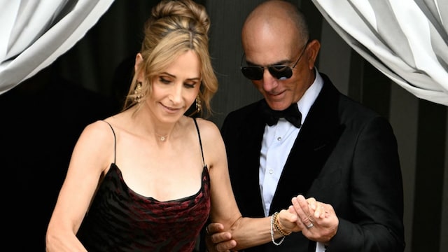 Mark Bezos at Jeff Bezos' wedding in Venice (AFP Image)