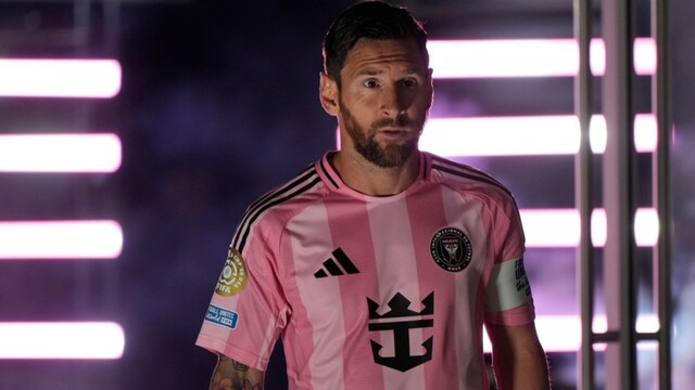 Inter Miami's Lionel Messi (AP)