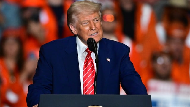 A file photo of US President Donald Trump (AP)