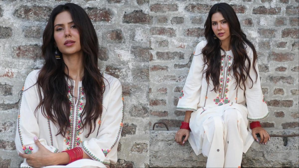 Sonam Bajwa Spotted, White Outfit & 'Border 2' Rumors
