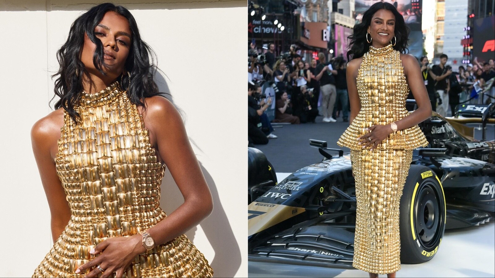 Golden Goddess: Simone Ashley Stuns In Balmain At F1 London Premiere | Lifestyle News - News18 Golden Goddess: Simone Ashley Stuns In Balmain At F1 London Premiere | Lifestyle News - News18