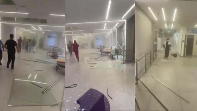 Israel's deputy foreign minister Sharren Haskel shared a video of the destruction inside the hospital. (X)