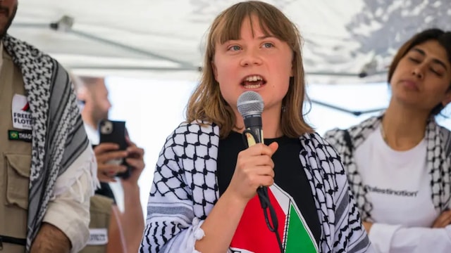 Greta Thunberg said her mission is a peaceful attempt to deliver essential aid.
