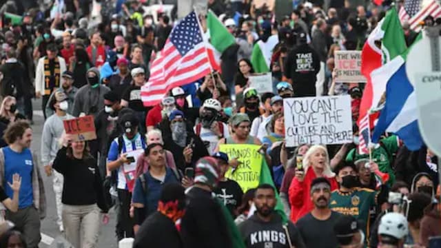 The  Guard remains in Los Angeles, where protests continue against ICE operations.