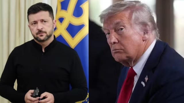 Ukrainian President Volodymyr Zelenskyy and US President Donald Trump.