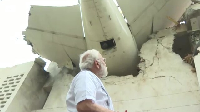 PM Modi visited the AI-171 plane crash site and took stock of the situation (ANI)