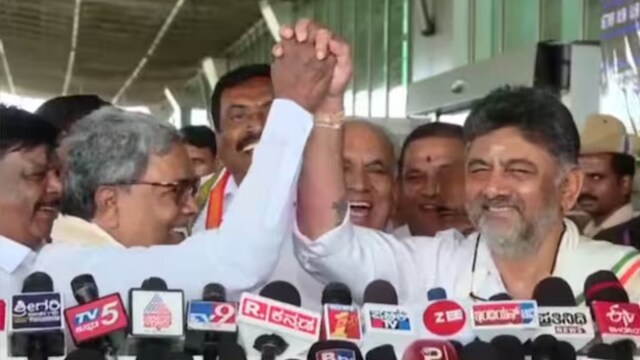 Karnataka Chief Minister Siddaramaiah says he and Deputy DK Shivakumar on good terms. (ANI)