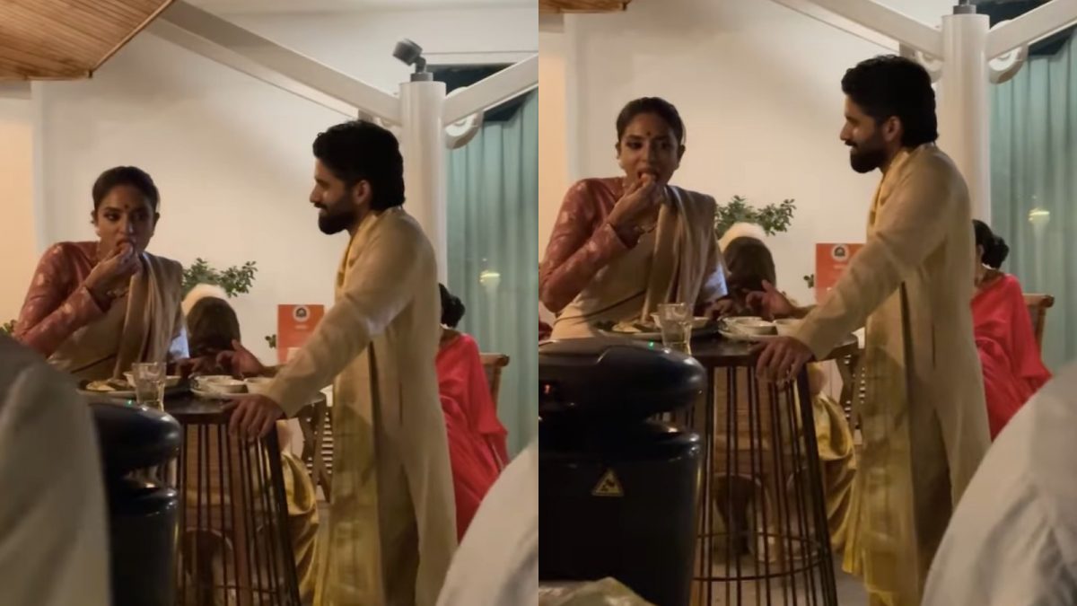 Naga Chaitanya and Sobhita Spotted at Akhil's Wedding Bash