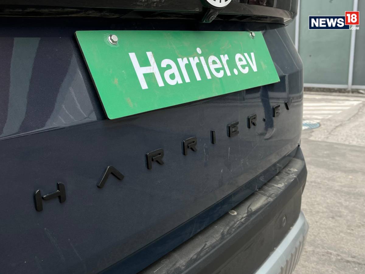 Tata Harrier Electric. (Photo: Shahrukh Shah/ News18) Tata Harrier Electric. (Photo: Shahrukh Shah/ News18)