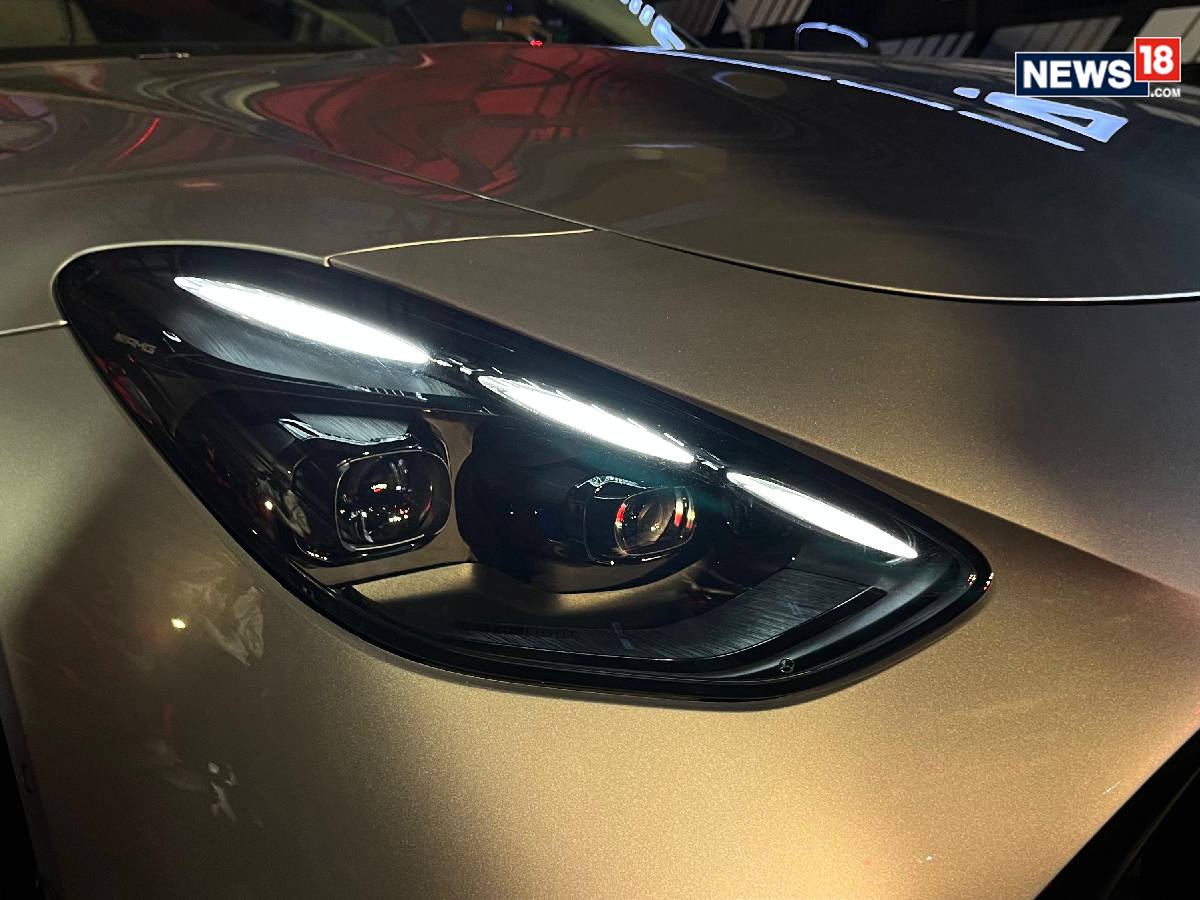 Mercedes-AMG GT 63. (Photo: Shahrukh Shah/ News18) Mercedes-AMG GT 63. (Photo: Shahrukh Shah/ News18)