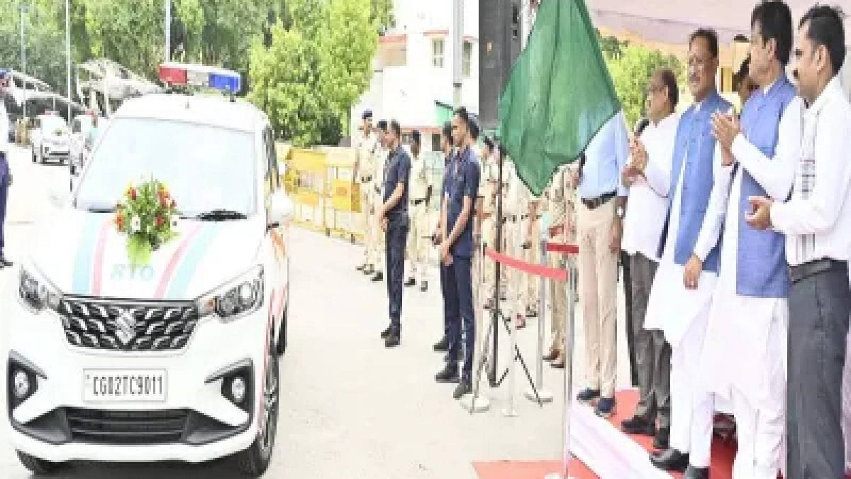 Chhattisgarh CM Launches Vehicles, Addresses Road Safety and Scam