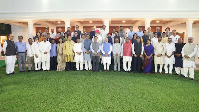 PM Modi with MPs of all-party delegations