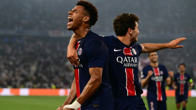 Desire Doue shone the brightest in PSG's historic 5-0 romp of Inter (AFP)