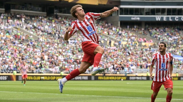 Pablo Barrios for Atletico Madrid (AFP)