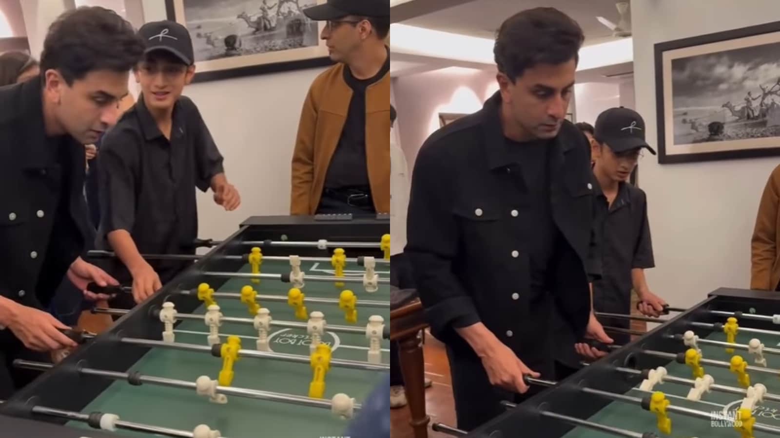 Ranbir Kapoor Spotted Playing Foosball With Aamir Khan's Son