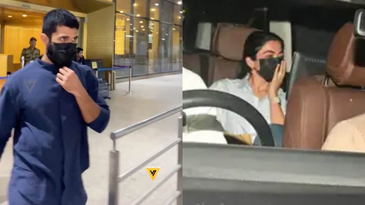 Rashmika, Vijay Spotted Leaving Together In Same Car, Masks On; Dating Rumours Heat Up