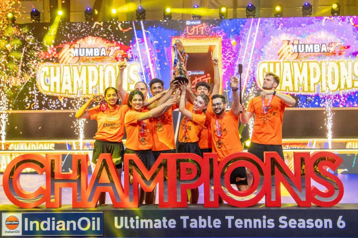 U Mumba TT Win Maiden UTT Title With Commanding Victory Over Jaipur Patriots