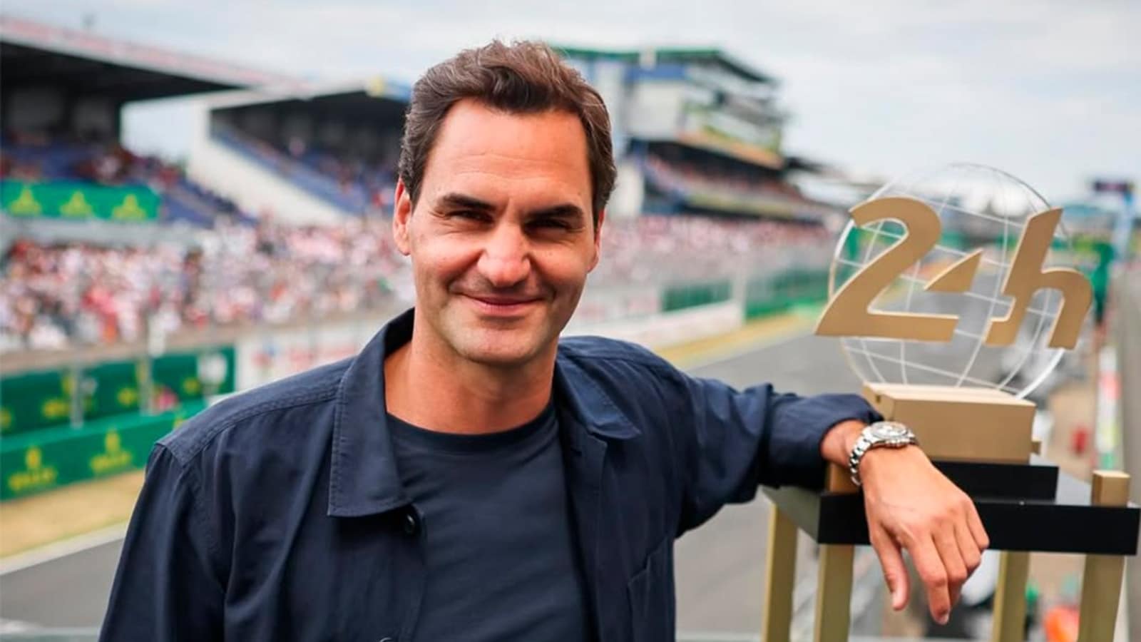 Roger Federer Waves French Flag To Kick Off 2025 Le Mans: WATCH | Sports News
