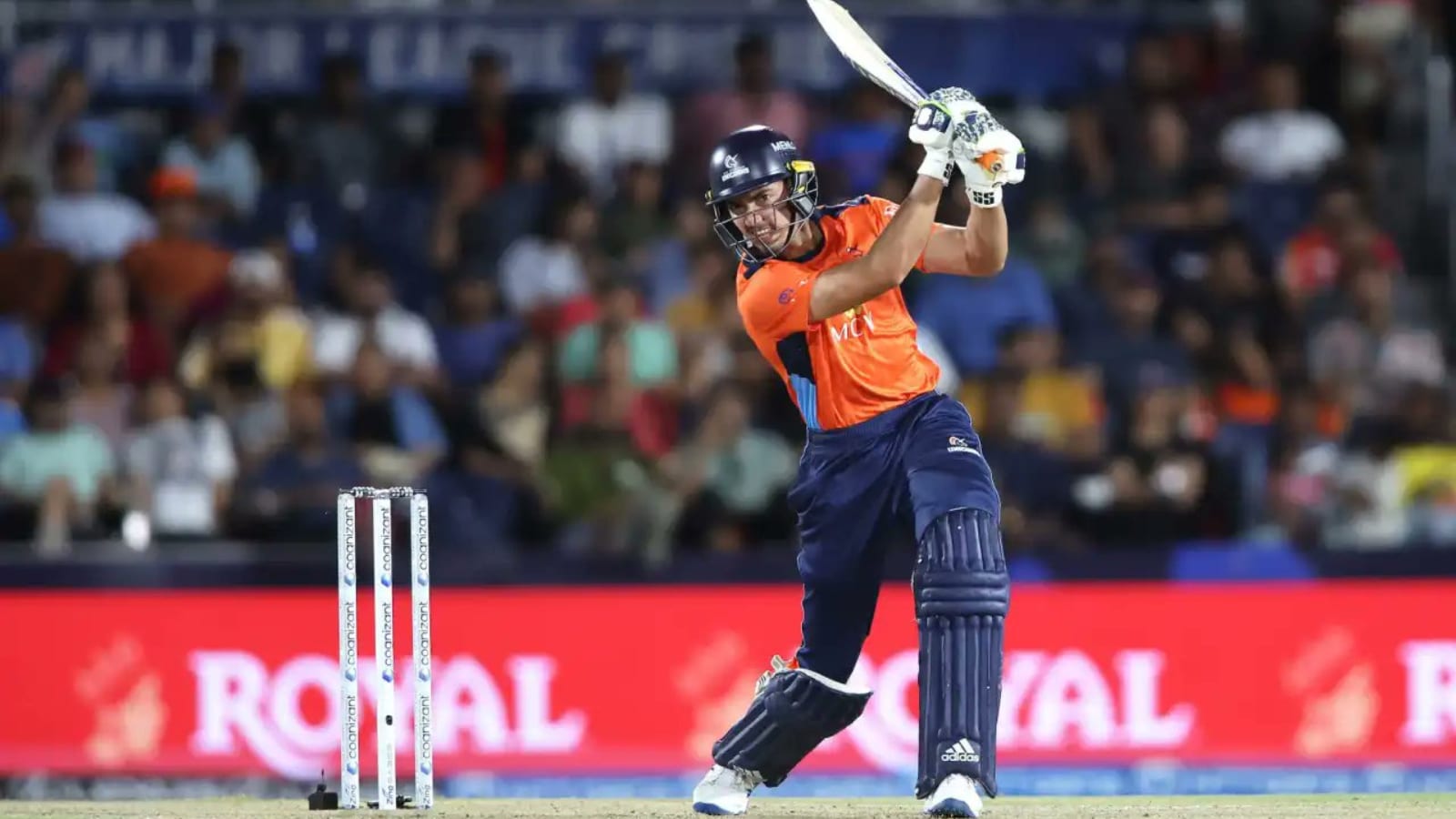 Bengaluru Student Sanjay Krishnamurthi Hits Four Sixes in MLC Match