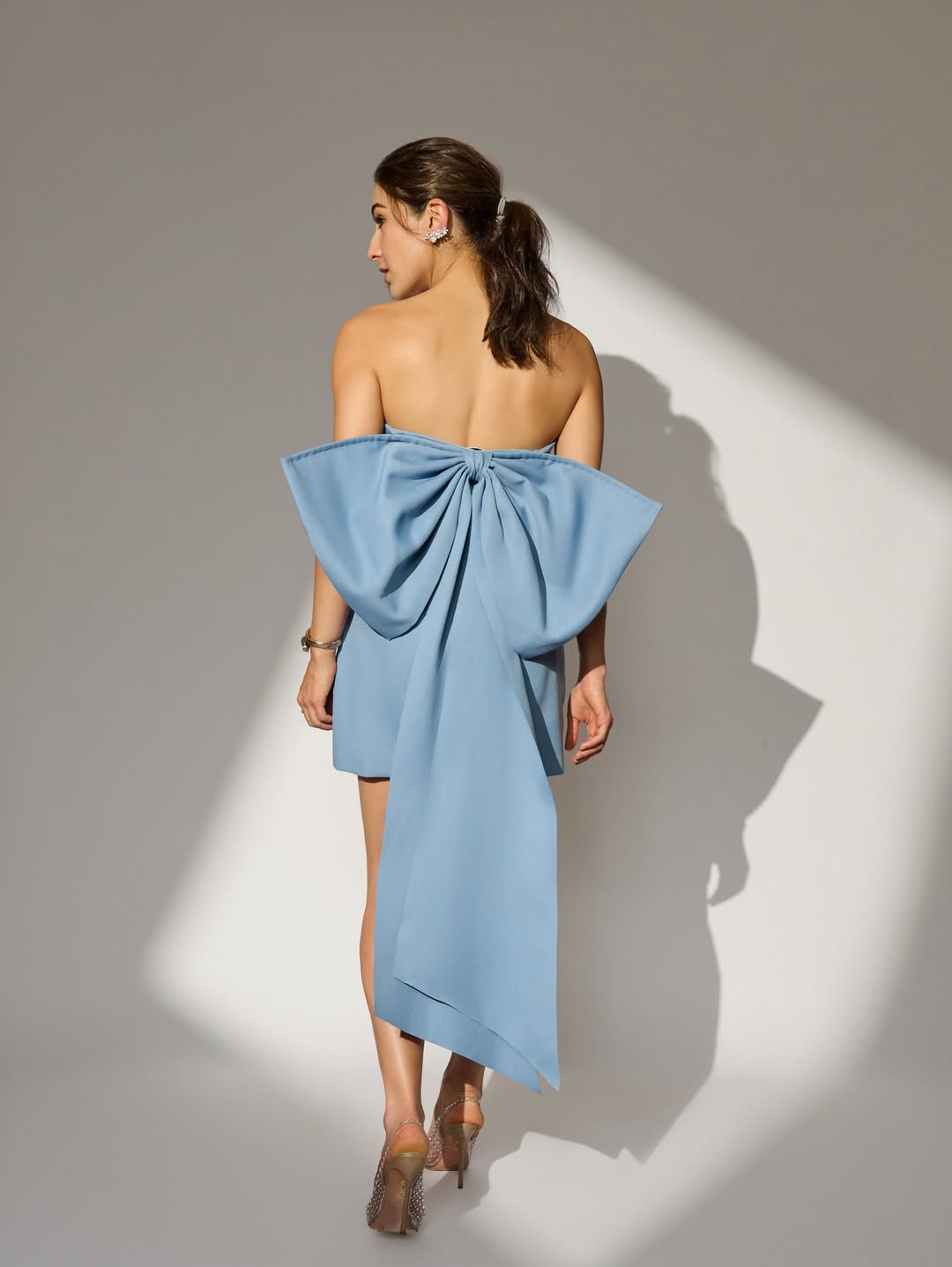 slim fit dress slacks Emma Bow Maxi Dress main image 0