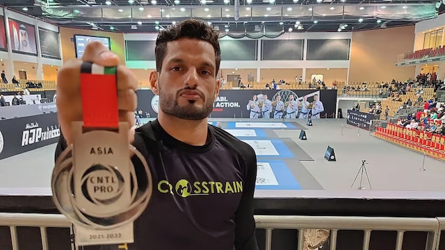 Siddharth Singh with one of his many medals. (Instagram/@cfcsid)