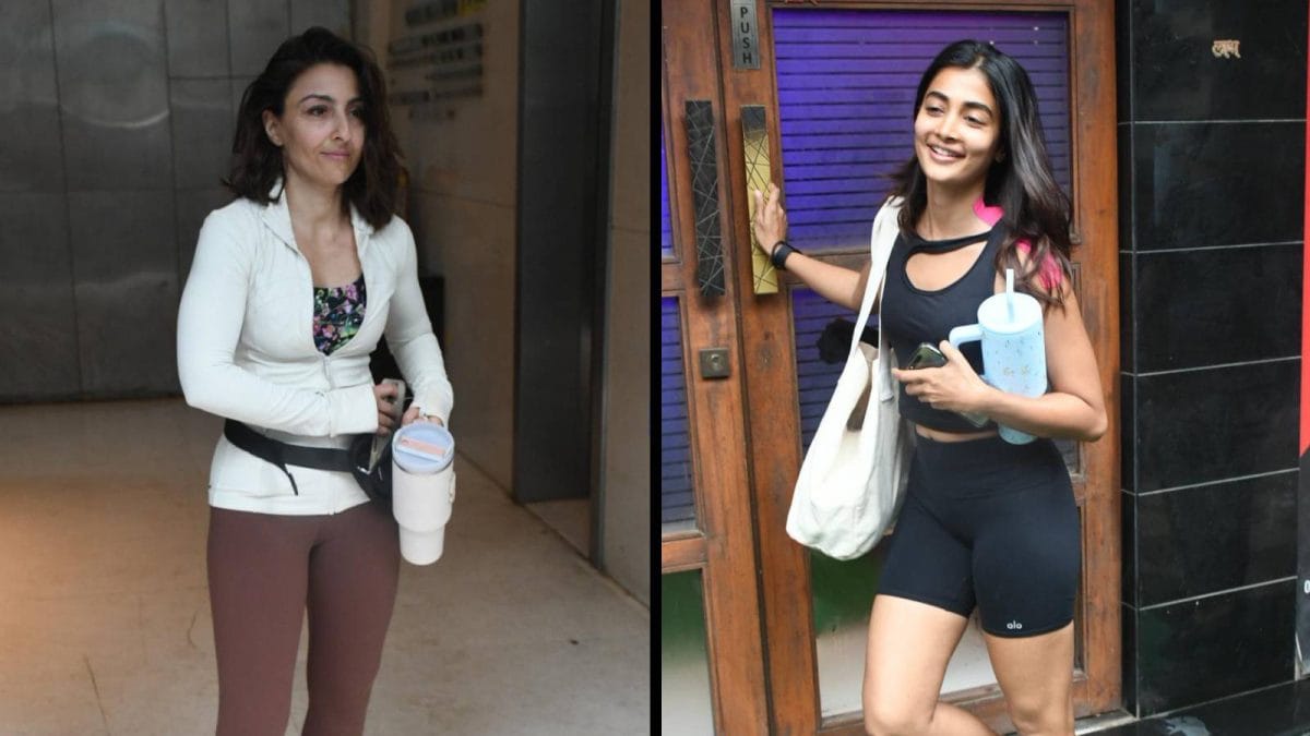 Pooja Hegde and Soha Ali Khan Spotted at Mumbai Gym