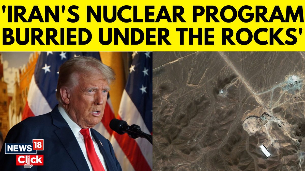 Irans nuclear program is completely buried under the rocks: US President Donald Trump