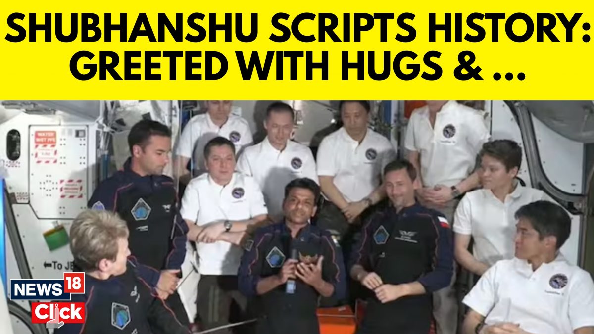 Shubhanshu Shukla Scripts History, Becomes First Indian To Enter International Space Station