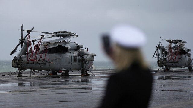 US moves aircraft carrier towards Middle East (AP Image)