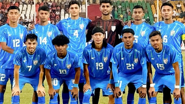 Indian U23 Football Team. (X) 
