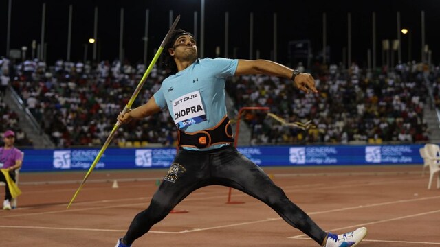  Get All The Updates From Neeraj Chopra's javelin throw showing in France.