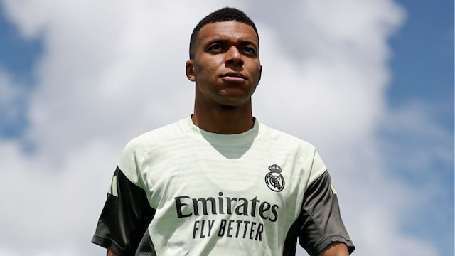 Real Madrid forward Kylian Mbappe. (X) 
