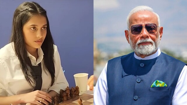 Divya Deshmukh, PM Narendra Modi. 