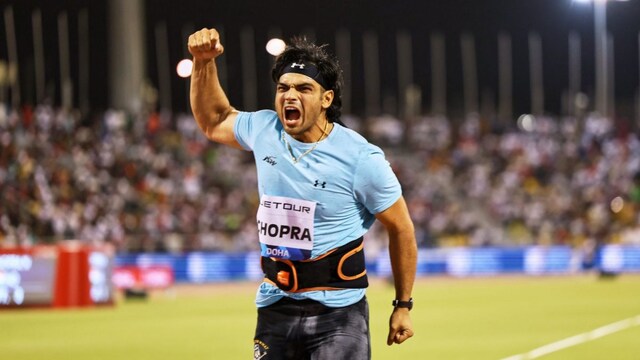 Indian Javelin Throw Athlete Neeraj Chopra. (X) 