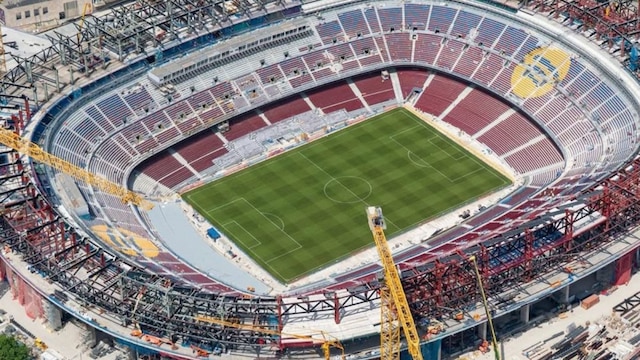 Barcelona home ground Camp Nou. (X) 