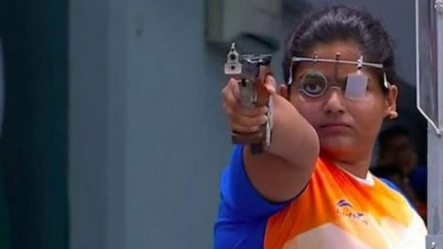 Indian shooter Rahi Sarnobat. (X) 