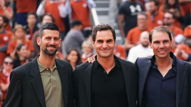 Novak Djokovic, Roger Federer, Rafael Nadal. (X) 