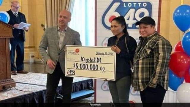 Canadian Man Claims His Ex-Girlfriend Stole CA$5 Million Lottery Winnings. (Facebook)
