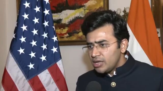 BJP MP Tejasvi Surya. (ANI)
